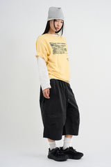 サイケ レタリング ハーフ Tシャツ