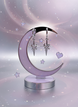[少女時代 テヨン Piercing] ラブ プラネット ハギーズ ピアス - Silver Color