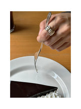 Ribbon ring (silver925)
