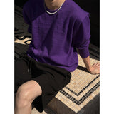 [S/S] Soft round neck knit sleeves(4color)