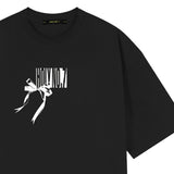 ホーリームーブリボンオーバーフィット半袖Tシャツ_BLACK
