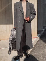 Melton Maxi Wool Overcoat