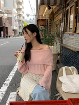 [MADE] Harmo layered knit skirt