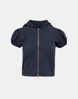 Cuddly Puff Hoodie Zip-up