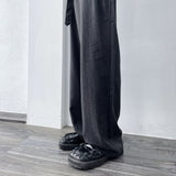 Shadow Texture Wide Trousers