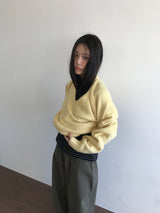 PREP Vネックニット（8color)