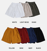Liu Washing Cotton Banding Shorts