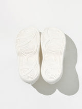 Pepper Salt Sandals - White
