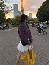 SUEDE BAGUETTE BAG (2C)