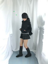 ダブルフリルプリンテッドスカート