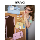 muva. 本革 チャーム付 3WAY ミニトートバッグ