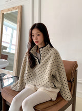 Diamond Punching Cotton Knit Tights (4color)