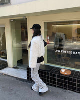ヘアミニカーディガン