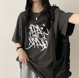 Gerty Vintage lettering boxy fit short-sleeved T-shirt