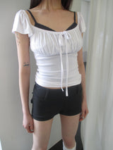 romantic shirring t