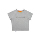 ザットガールバイブTシャツ_メランジグレー