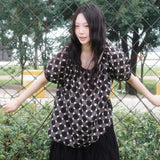 カクテルドットブラウス(black)