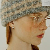 Point Star One Touch Earrings