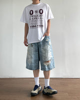 Blur Camo Bermuda Denim Pants