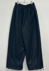 MINK🐻🧸RIVET STRING LONG WIDE PANTS 💙🖤2COLOR