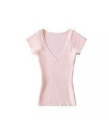  village v-neck top(2 color)