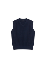 Cable Knit Sweater Vest