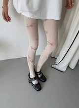 White flower stockings