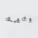 [SET] Cubic Star Milky Way Piercing