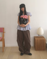 Rudin Pintuck Drawstring Two-Way Pants
