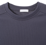 Miele incision shoulder muscle fit plain fabric short sleeve