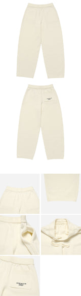24FW オーバーサイズセットアップニットパンツ CREAM