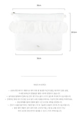 フリリッシュラップトップポーチ (white)