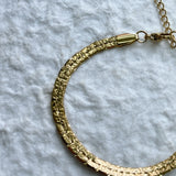 Textured Gold Bracelet