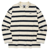 STRIPE RUGBY T-SHIRT - IVORY  