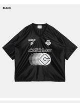 グリッターメタルスポーティＶネックＴ