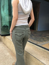ヴィンテージポケットローライズパンツ