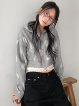DOT HOOD ZIP-UP (2C)
