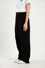 ストリングカーゴパンツ (BLACK)