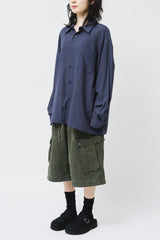 Washed Cargo Bermuda Pants (4color)