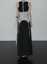 Elmic Printed Halter Sleeveless Top