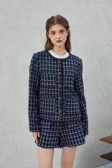 COMELY TWEED JACKET / BLACK