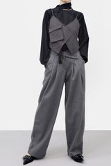 Ronane String Pocket Unbalanced Vest