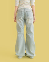 Natural bootcut denim