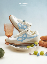 WE FLOWER Trendy New Baguette German Training Shoes, Versatile, Comfortable and Lightweight - Airy Blue