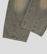 TC Patch Work Banding Denim Pants (3C)