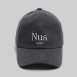 Nus. アーチボールキャップ（グレー）