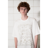 ボタンロゴTシャツ / WHITE
