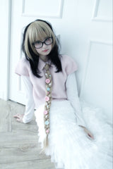 Angora Half-Puff Short-Sleeved Knitwear (2color)