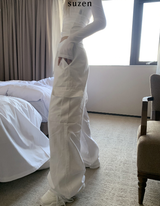 アンチークワイドホワイトカーゴパンツ