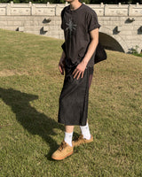 Haven Check Pocket Bermuda Denim Pants